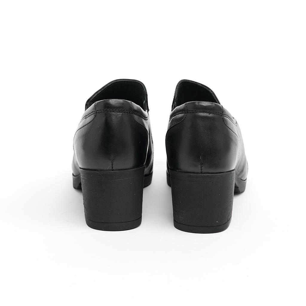 Women's Genuine Leather High Heel Casual Shoes 