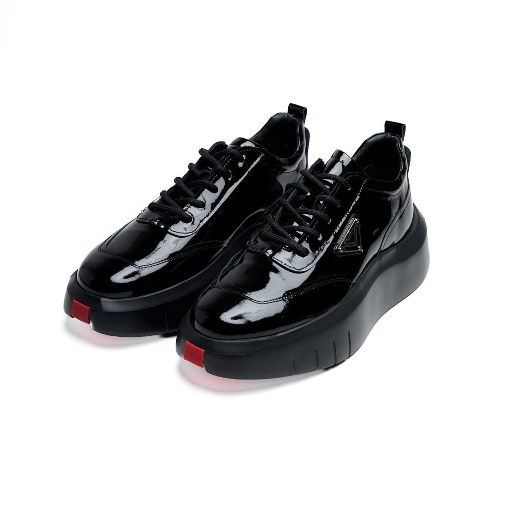 Yüksek Taban Hakiki Deri Erkek Sneaker