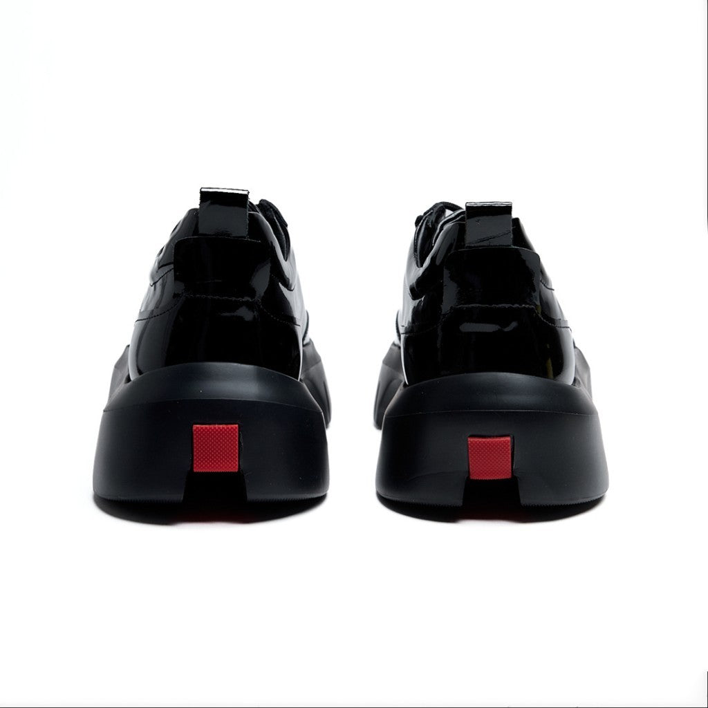 Yüksek Taban Hakiki Deri Erkek Sneaker