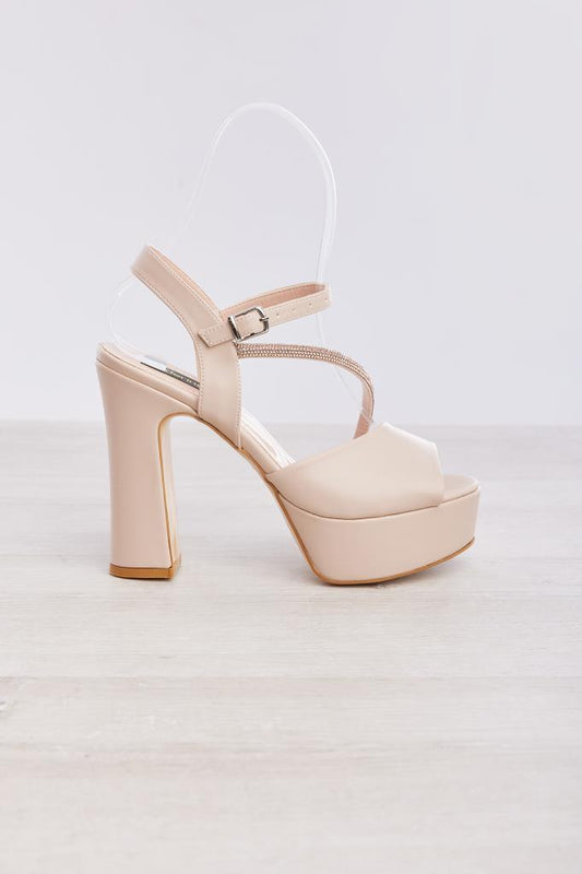 Ankle Strap Thick Heel Platform Women's Shoes