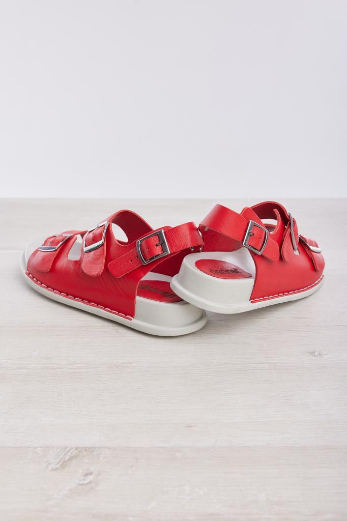 Genuine Leather Casual Buckled Women's Sandals