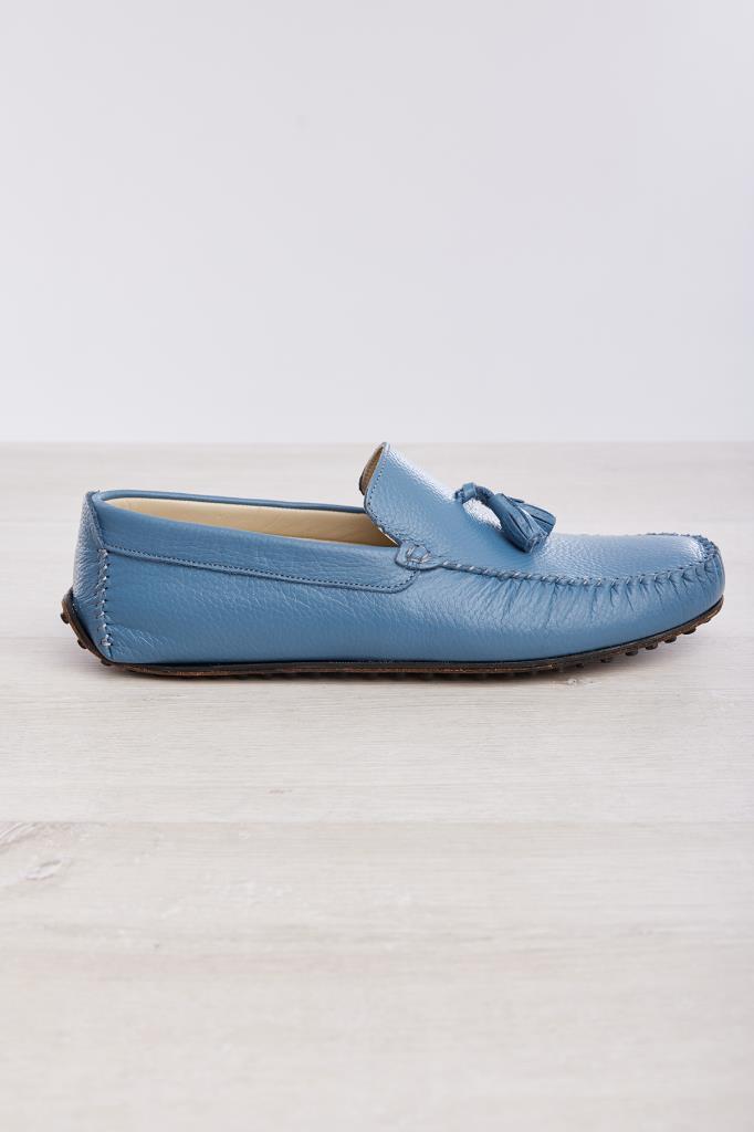 Püsküllü Hakiki Deri Erkek Loafer Ayakkabı