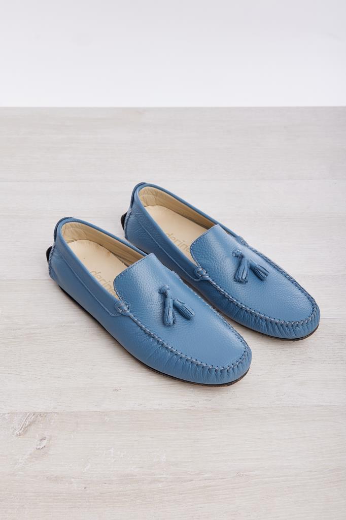 Püsküllü Hakiki Deri Erkek Loafer Ayakkabı