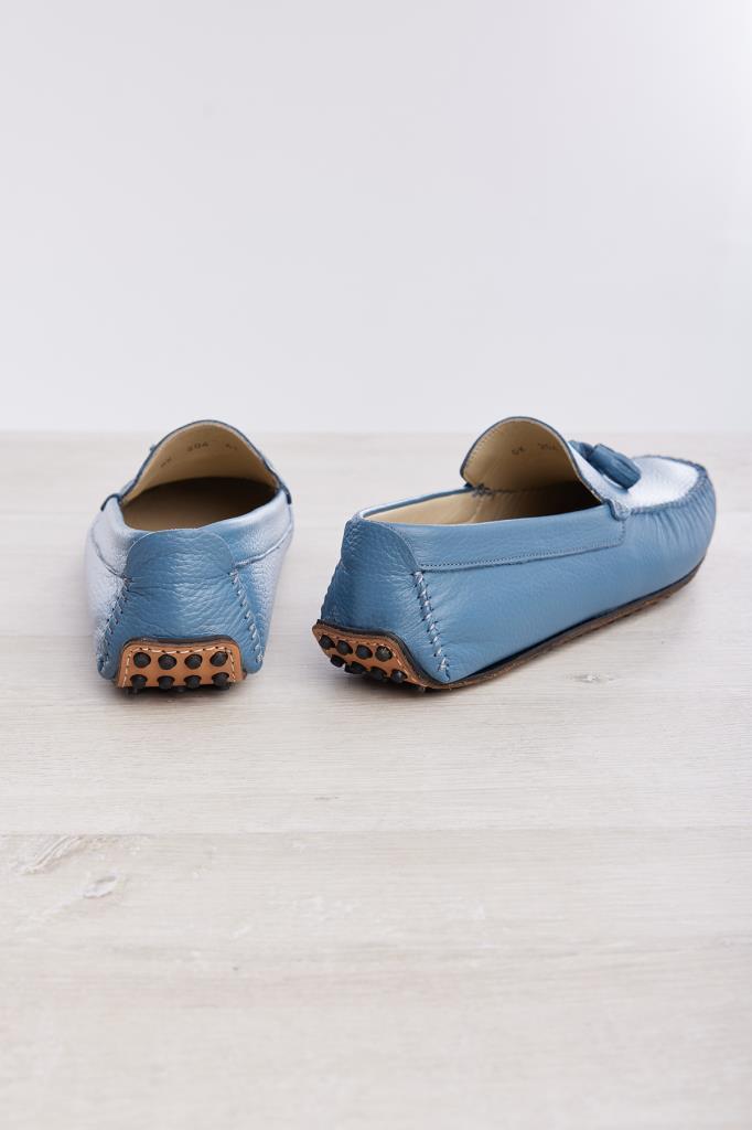 Püsküllü Hakiki Deri Erkek Loafer Ayakkabı