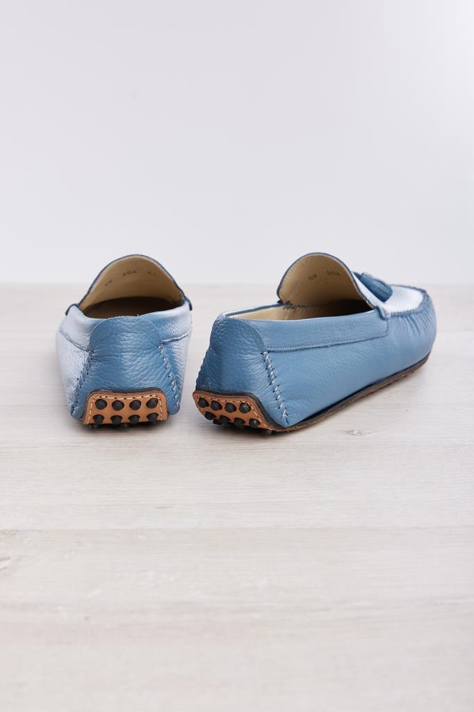 Püsküllü Hakiki Deri Erkek Loafer Ayakkabı