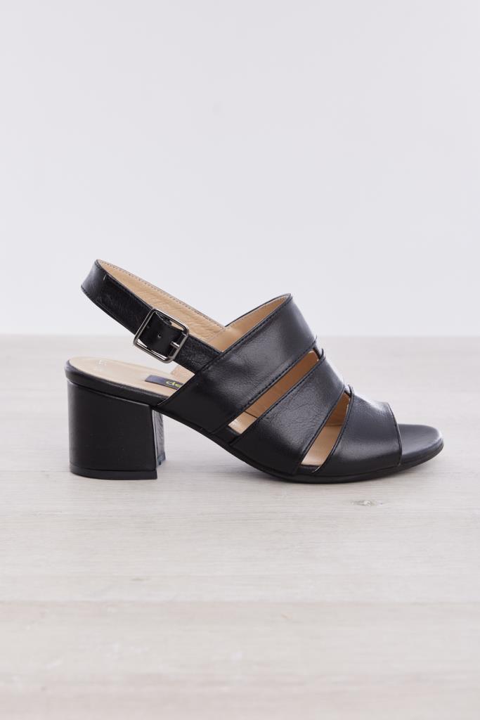 Genuine Leather Women's High Heel Sandals