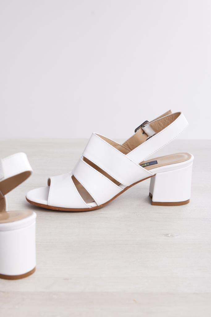 Genuine Leather Women's High Heel Sandals