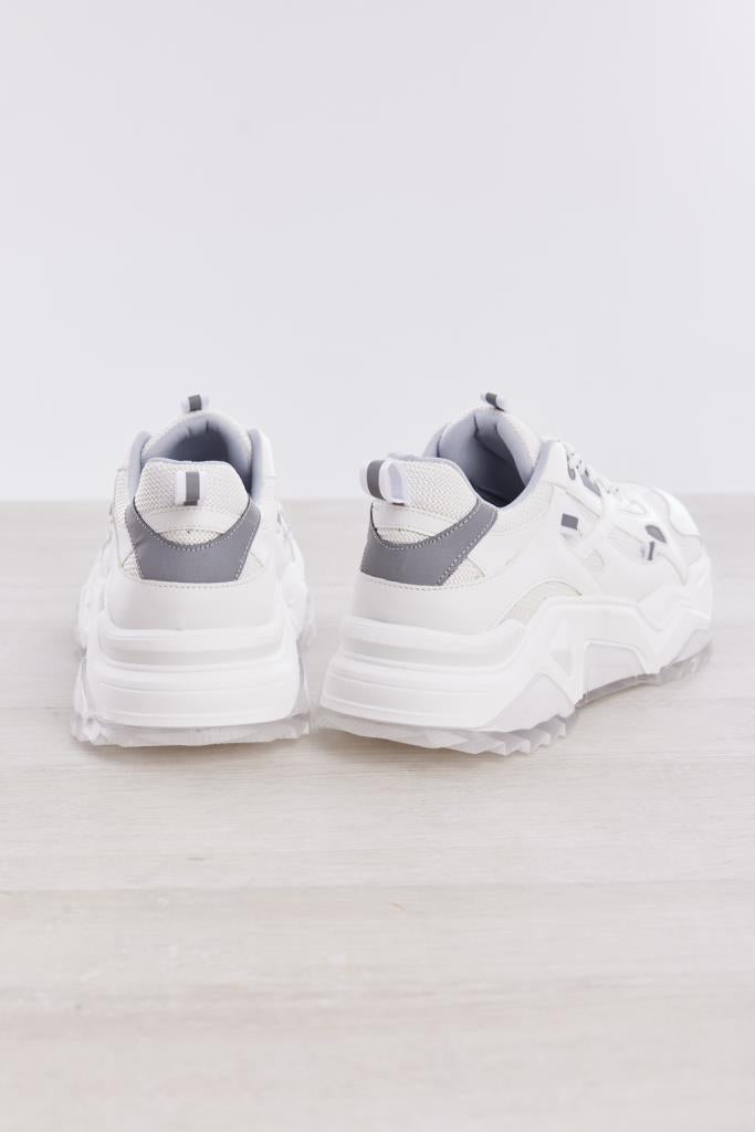 Bağcıklı Yüksek Taban Kadın Sneaker