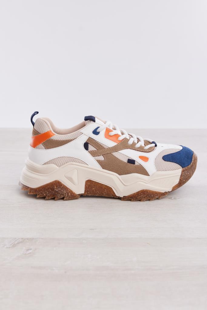 Bağcıklı Yüksek Taban Kadın Sneaker