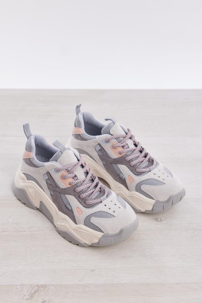 Bağcıklı Yüksek Taban Kadın Sneaker