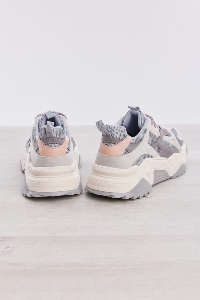 Bağcıklı Yüksek Taban Kadın Sneaker