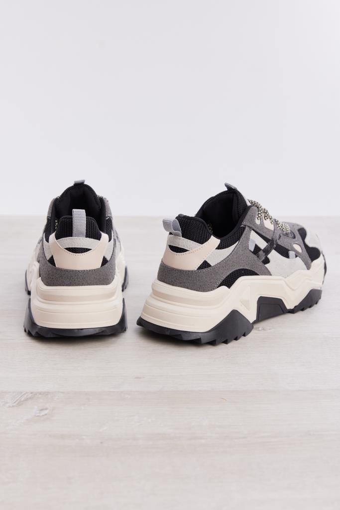 Bağcıklı Yüksek Taban Kadın Sneaker
