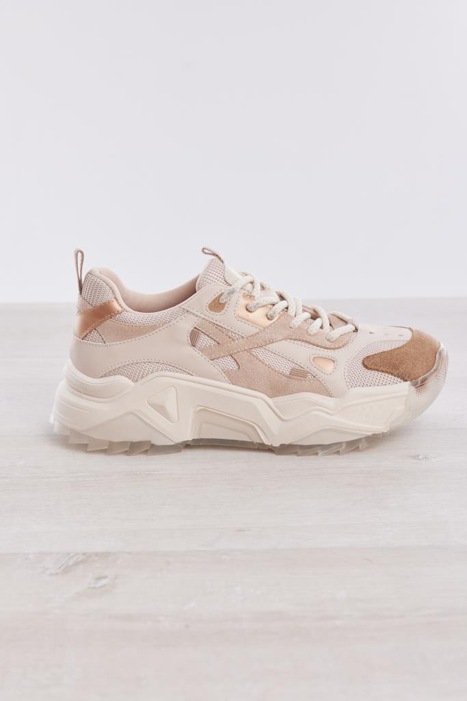 Bağcıklı Yüksek Taban Kadın Sneaker