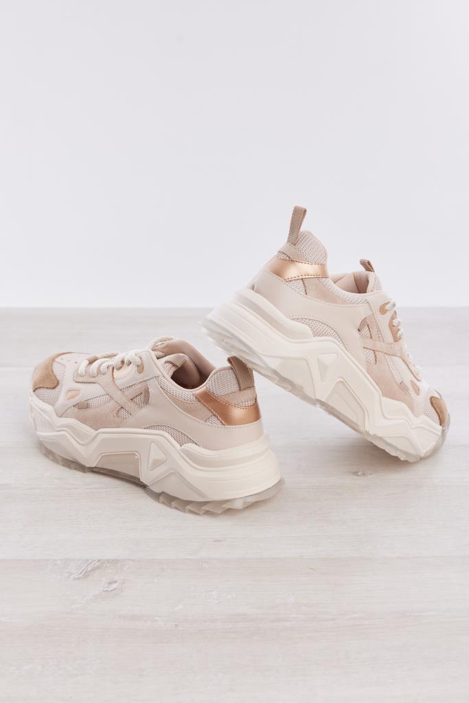 Bağcıklı Yüksek Taban Kadın Sneaker