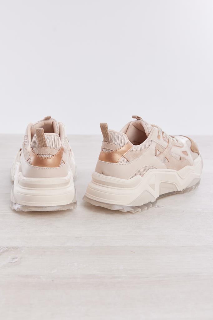 Bağcıklı Yüksek Taban Kadın Sneaker