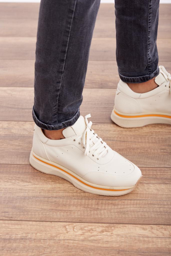 Soft Leather Men's Sneakers