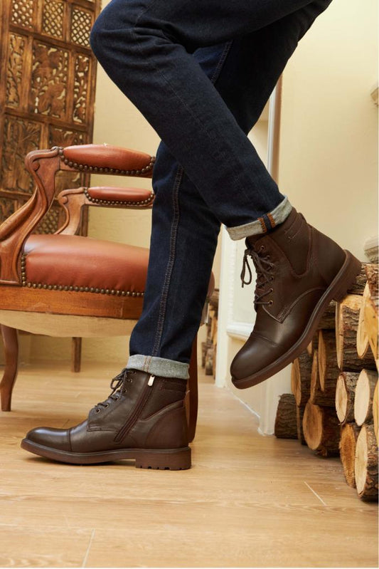 Casual Genuine Leather Men's Boots