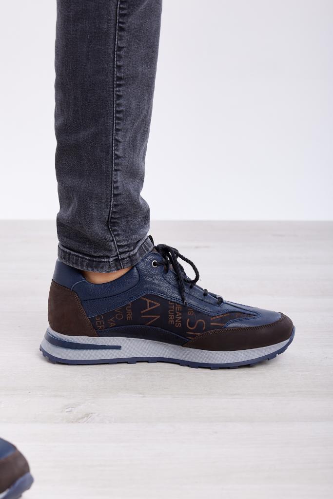 Lace-Up Patterned Men's Sneakers