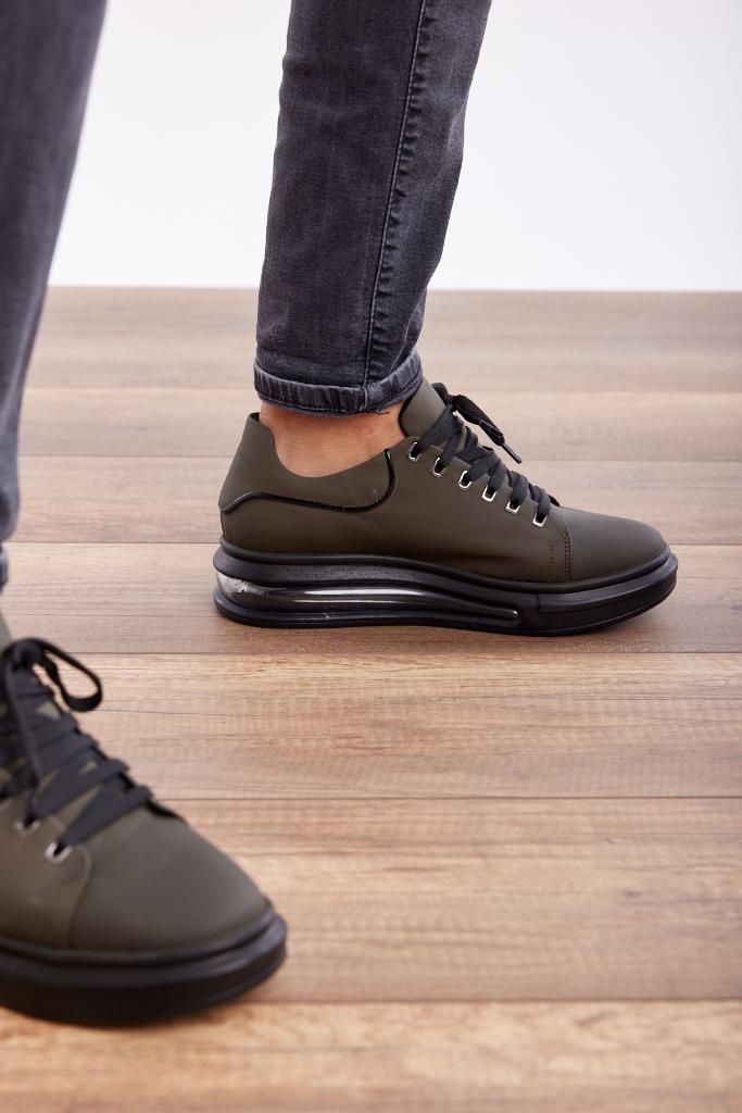 Hakiki Deri Havalı Taban Erkek Sneaker