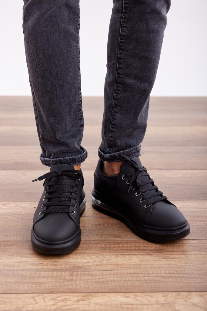 Hakiki Deri Havalı Taban Erkek Sneaker