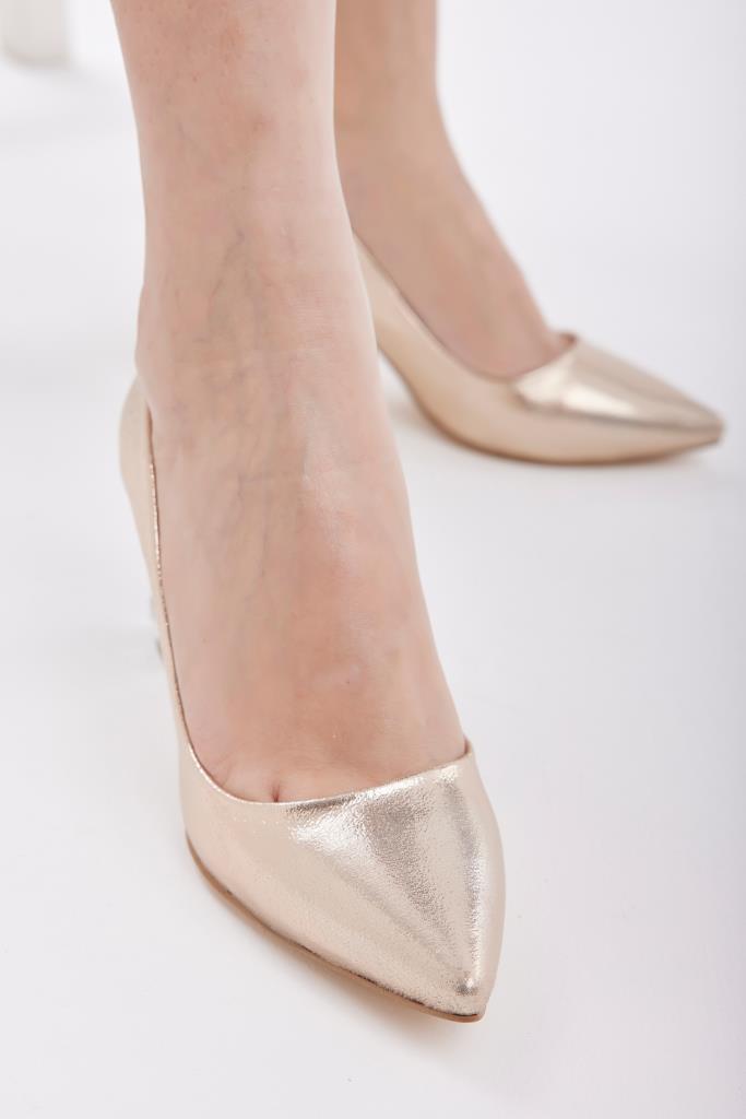 Women's Evening Shoes with Stone Heels