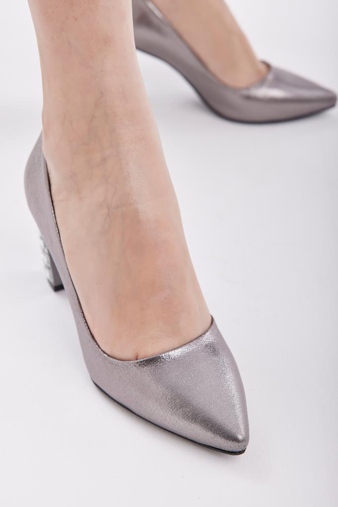 Women's Evening Shoes with Stone Heels
