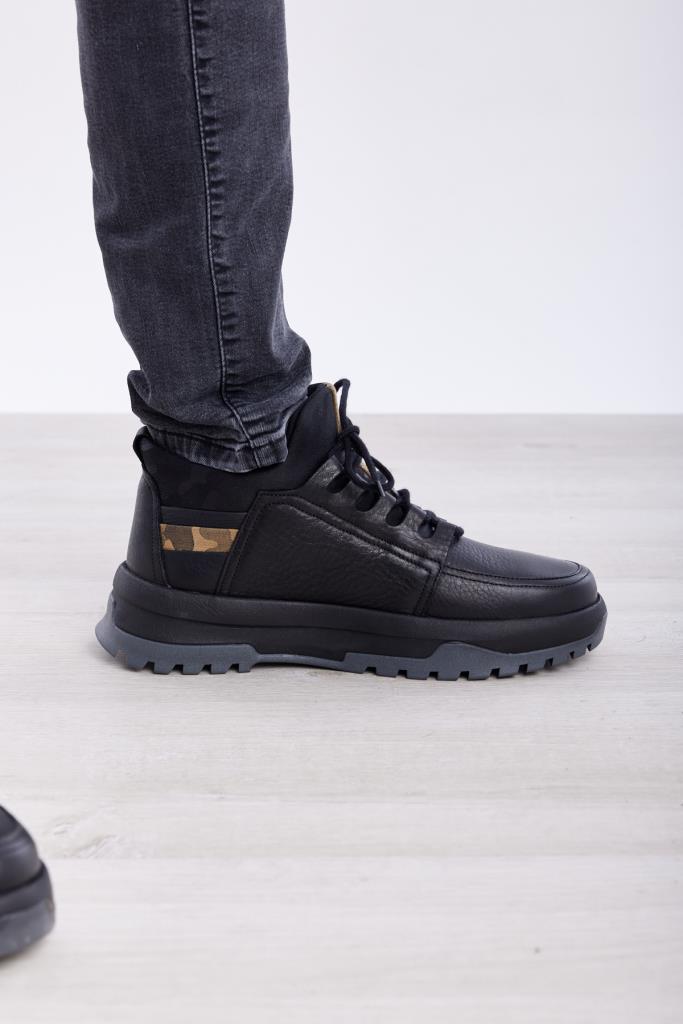 High Sole Genuine Leather Men's Boots