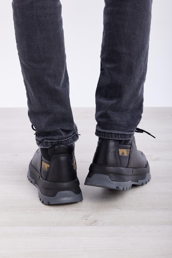 High Sole Genuine Leather Men's Boots