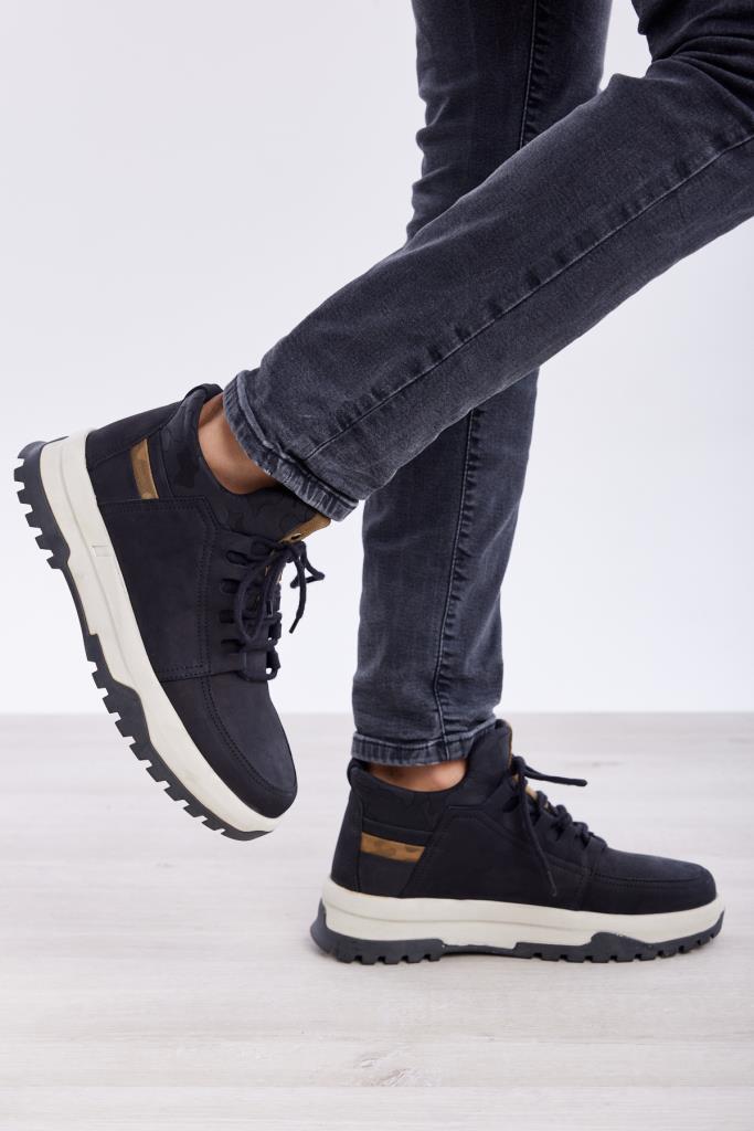 High Sole Genuine Leather Men's Boots
