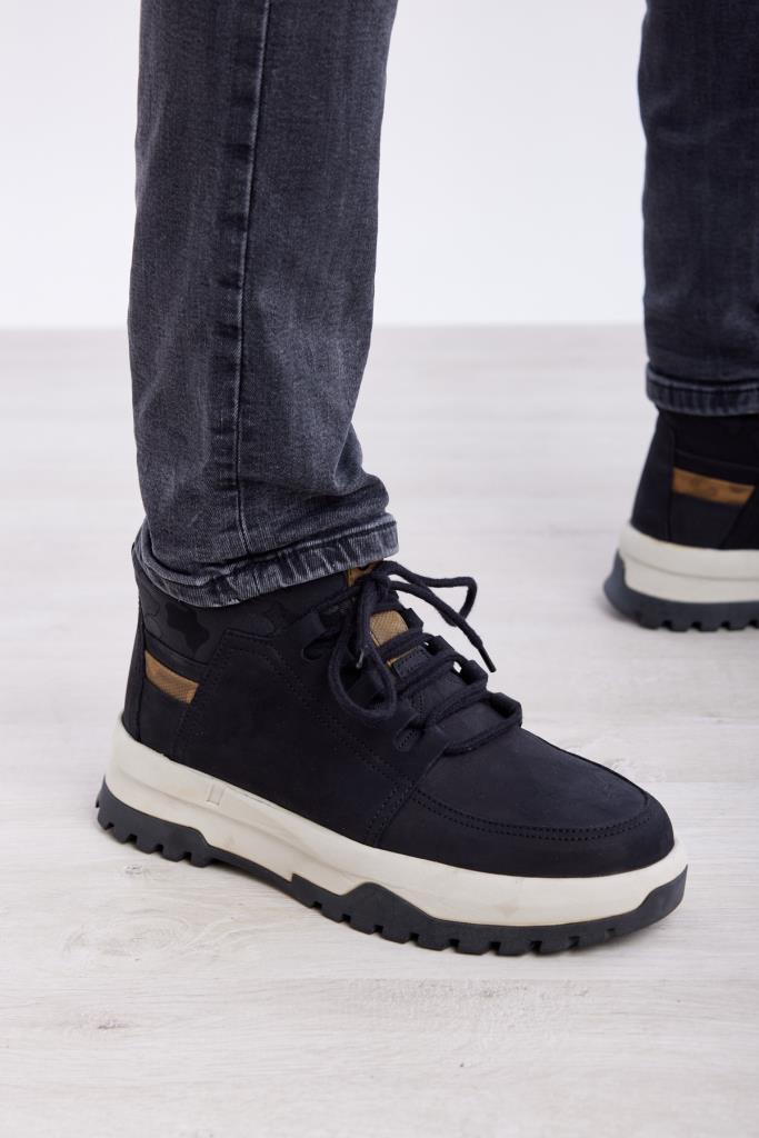High Sole Genuine Leather Men's Boots
